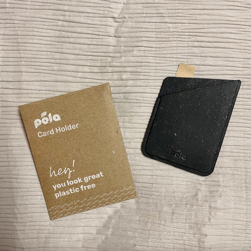 Pela Black Card Holder